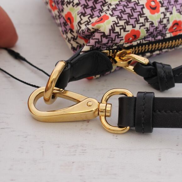 Miu Miu Spirit Tessuto Multicolor Nylon Mini Handbag Satchel Purse Handbag A4984 - Picture 6 of 12